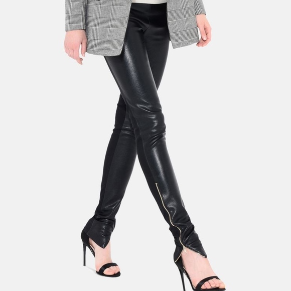 stella mccartney faux leather pants